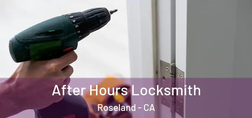  After Hours Locksmith Roseland - CA