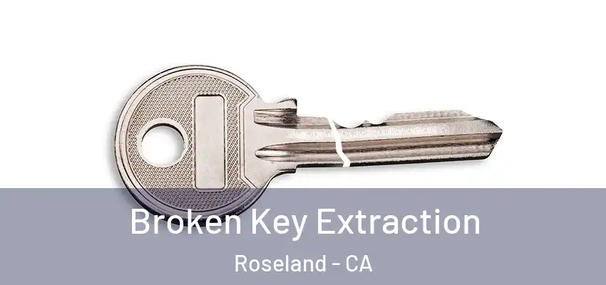  Broken Key Extraction Roseland - CA