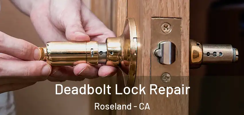  Deadbolt Lock Repair Roseland - CA