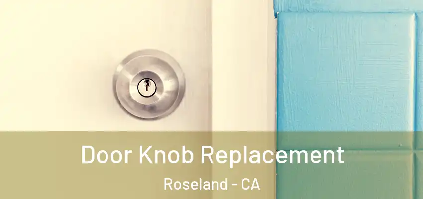  Door Knob Replacement Roseland - CA