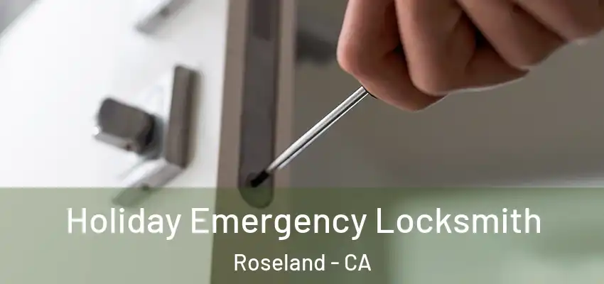  Holiday Emergency Locksmith Roseland - CA