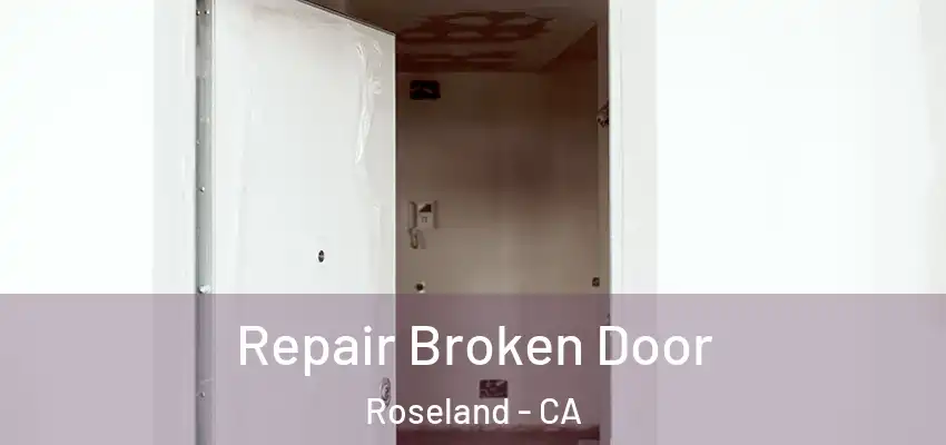  Repair Broken Door Roseland - CA